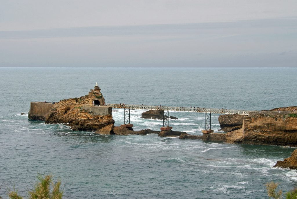 biarritz rocher de la vierge