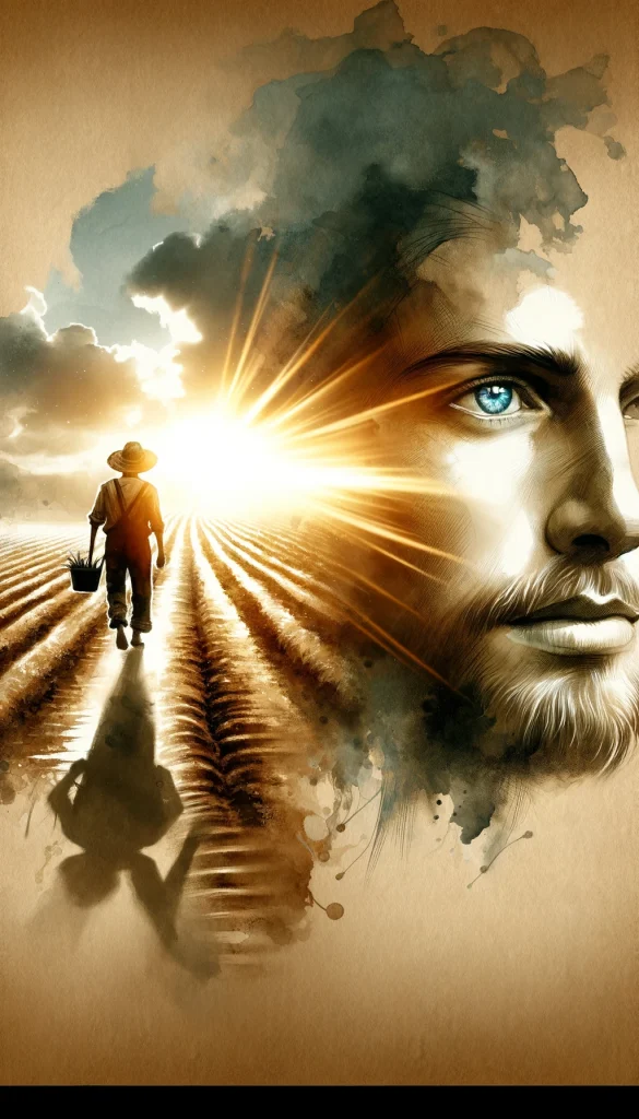 jardinier au chapeau